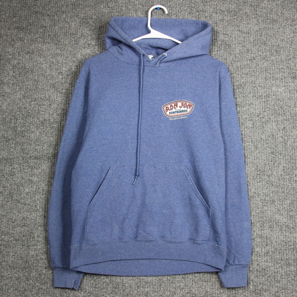 Ron Jon Surf Shop Hoodie Mens Small Cocoa Beach Florida Blue Surfboards - Picture 1 of 7
